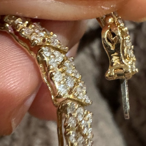 Elegant 6.5 CT Natural Diamonds Bracelet 14K Yellow Gold 7” Length - Picture 8 of 15